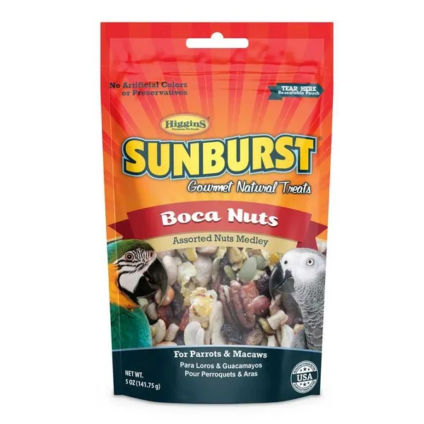 5 oz. Higgins Sunburst Gourmet Boca Nuts No Shell - Treats